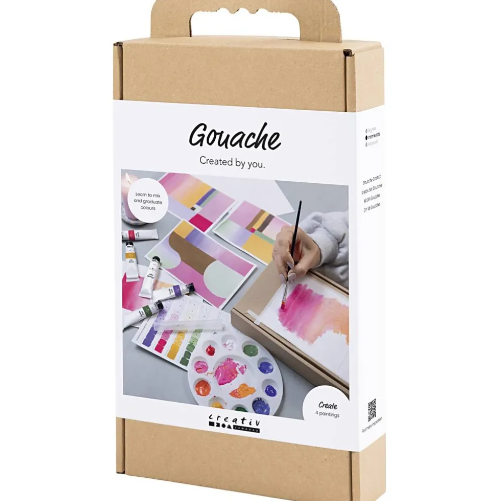 DIY Kit Gouache , Målningar, mixade färger, 1 förp.