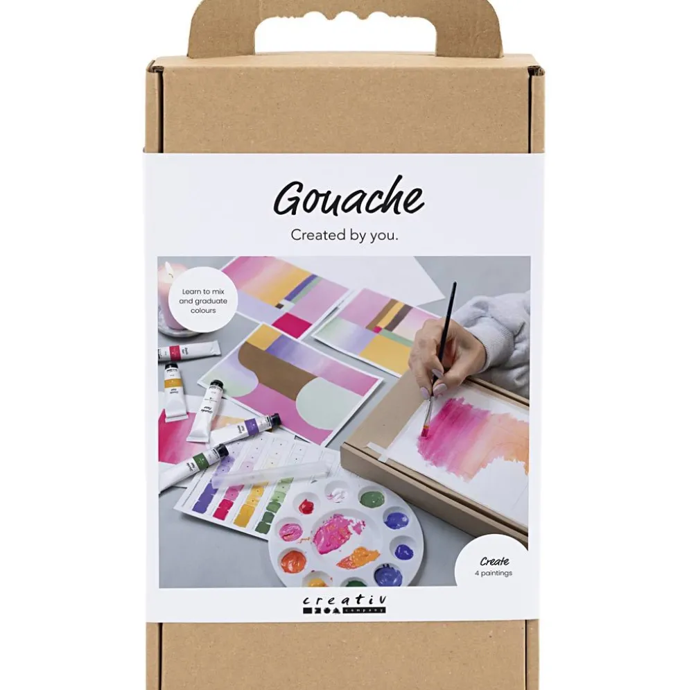 DIY Kit Gouache , Målningar, mixade färger, 1 förp.