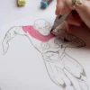DIY Kit Illustration, Harley Quinn, mixade färger, 1 förp.