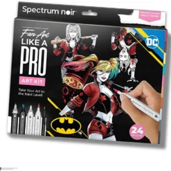 DIY Kit Illustration, Harley Quinn, mixade färger, 1 förp.