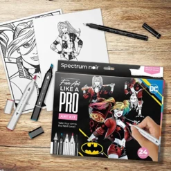 DIY Kit Illustration, Harley Quinn, mixade färger, 1 förp.