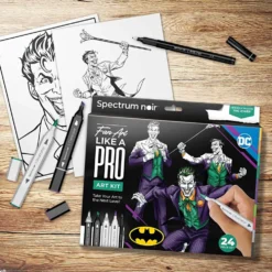 DIY Kit Illustration, Hjältar och skurkar: Joker, mixade färger, 1 förp.
