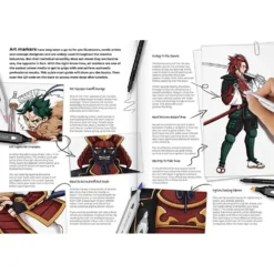 DIY Kit Illustration, Way of the Samurai, mixade färger, 1 förp.