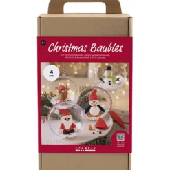 DIY Kit Julgranskulor, Modellera, 1 förp.