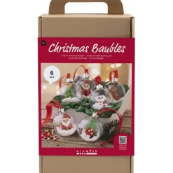 DIY Kit Julgranskulor, Pärlor, 1 förp.
