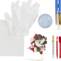 DIY Kit Kintsugi, Hängdekorationer, mixade färger, 1 förp.
