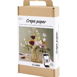 DIY Kit Kräppapper, Bukett, Stretchbarhet: 180%, 1 förp.