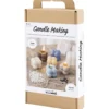 DIY Kit Ljusgjutning, Bubbelsojaljus, beige, ljusblå, cream, 1 förp.