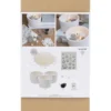 DIY Kit Ljusstöpning, Ros, beige, vit, cream, 1 förp.