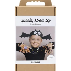 DIY Kit Läskiga Accessoarer, Dräkter och smycken, halloweenfärger, 1 förp.