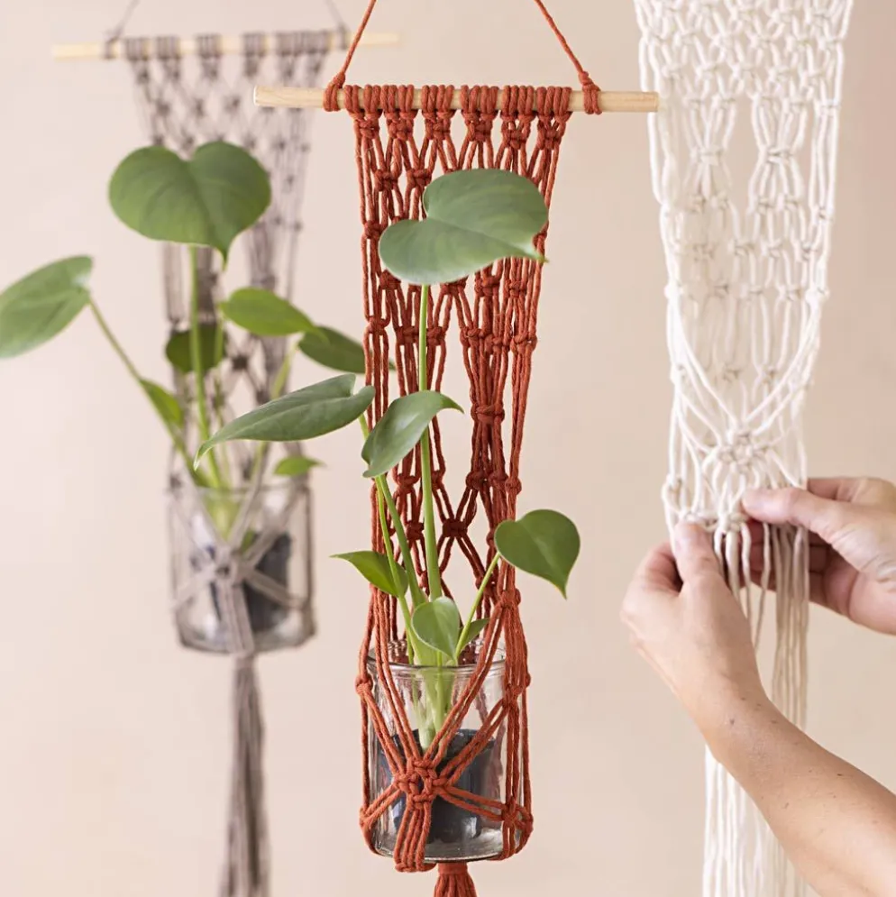 DIY Kit Makramé, Ampel, 1 förp.