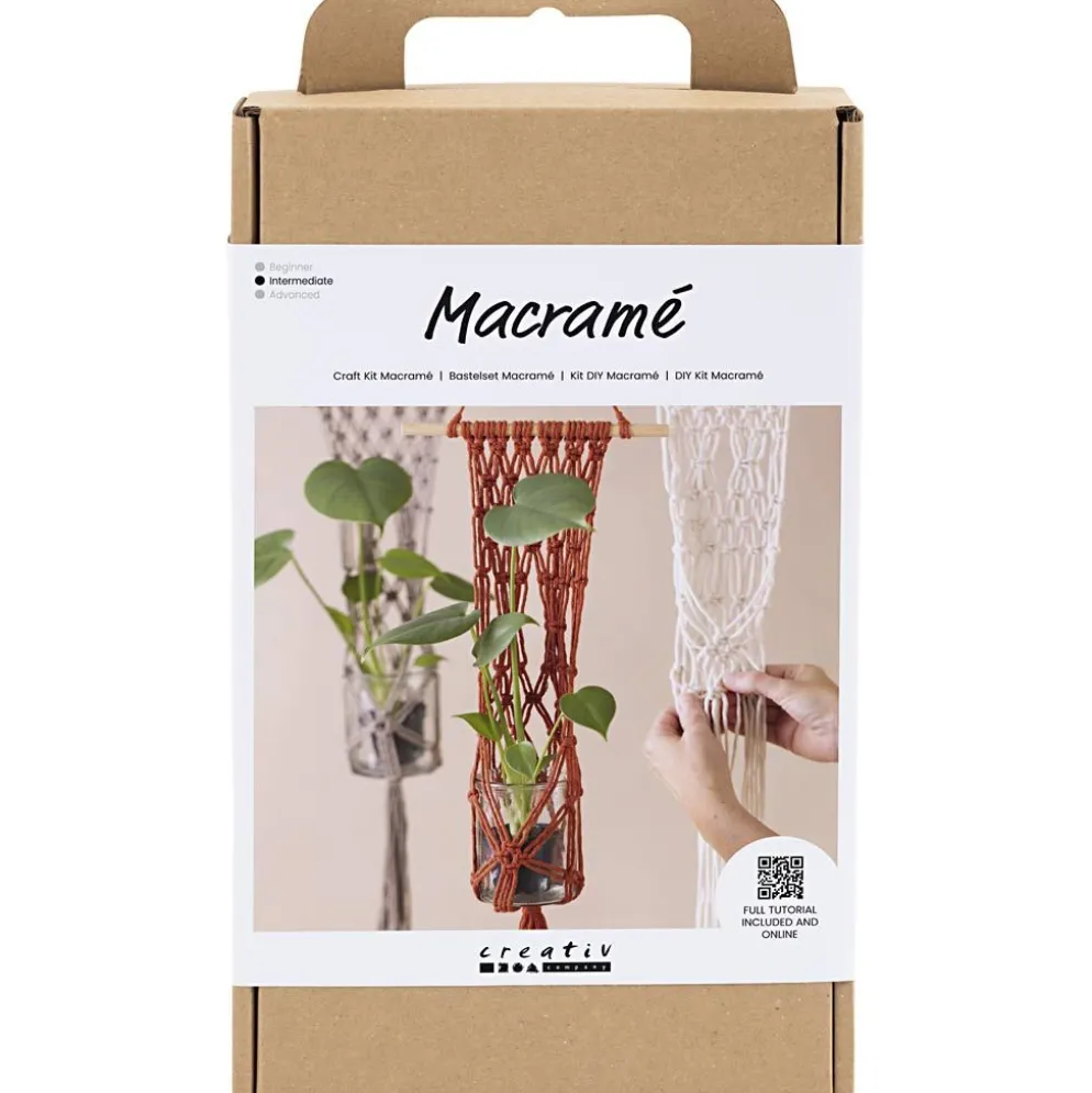 DIY Kit Makramé, Ampel, 1 förp.