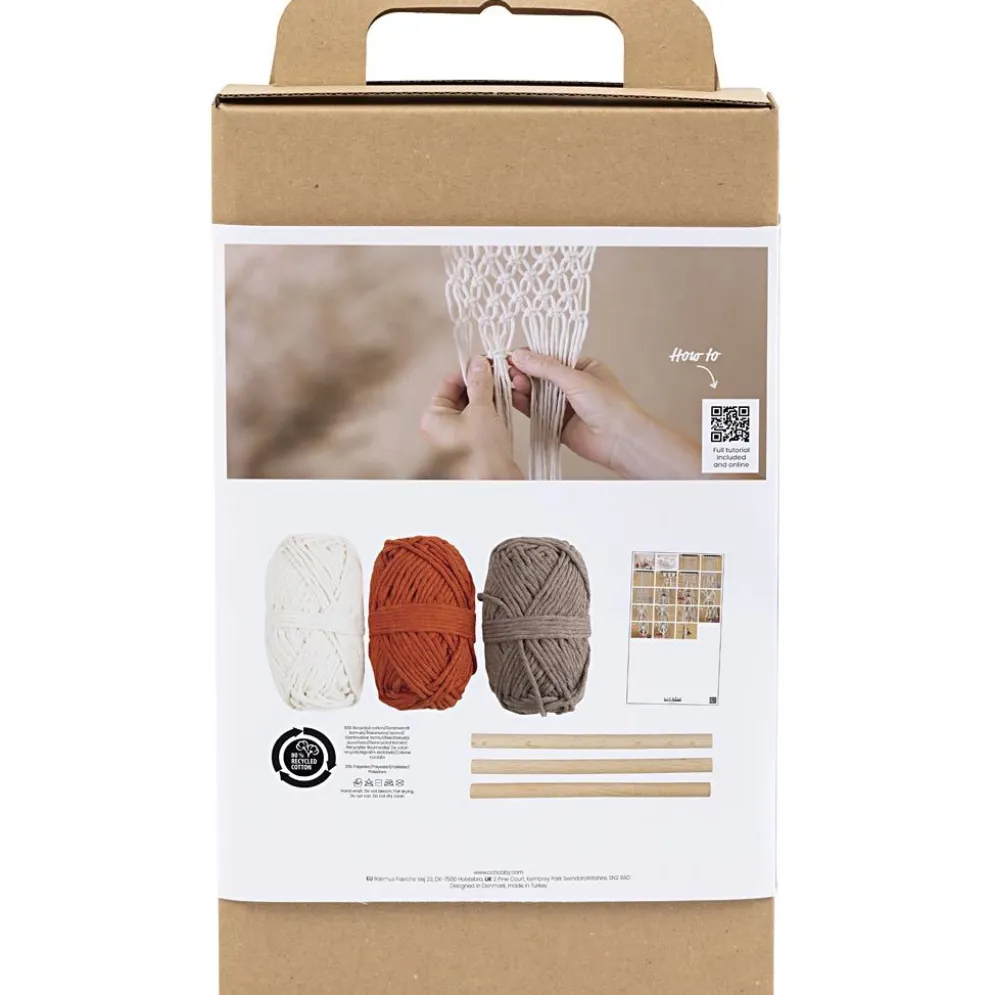 DIY Kit Makramé, Ampel, 1 förp.