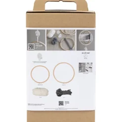 DIY Kit Makramé, Mobil, grå, off white, 1 förp.