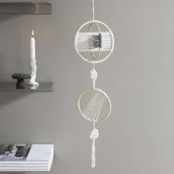 DIY Kit Makramé, Mobil, grå, off white, 1 förp.