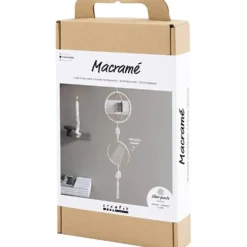 DIY Kit Makramé, Mobil, grå, off white, 1 förp.