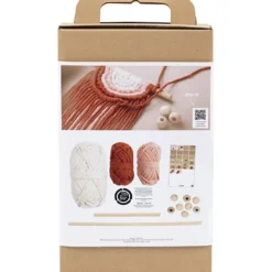 DIY Kit Makramé, Väggdekoration, 1 förp.