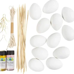 DIY Kit Marmorering, rosa, gul, 1 förp.