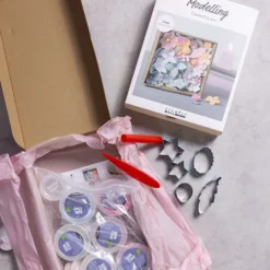 DIY Kit Modellera, Blommor, pastellfärger, 1 förp.