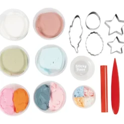 DIY Kit Modellera, Blommor, pastellfärger, 1 förp.
