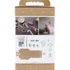 DIY Kit Modellera, Julfigurer i pulp, mixade färger, 1 förp.