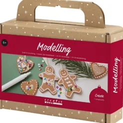 DIY Kit Modellera, Små tårtfigurer, mellanbrun, 1 förp.