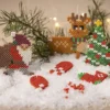 DIY Kit NABBI BioBeads , Jultomte, julstrumpa, julhjärta, julgran och ren, 1 förp.