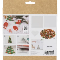 DIY Kit NABBI BioBeads , Jultomte, julstrumpa, julhjärta, julgran och ren, 1 förp.
