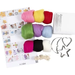 DIY Kit Nålfiltning, Djur i vatten, 1 förp.