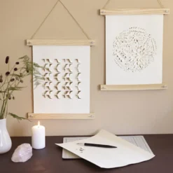 DIY Kit Papperskonst, Papper för upphängängning, off white, 1 förp.