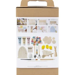 DIY Kit Påskharens Dörr, pastellfärger, 1 förp.
