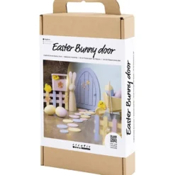 DIY Kit Påskharens Dörr, pastellfärger, 1 förp.