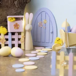 DIY Kit Påskharens Dörr, pastellfärger, 1 förp.
