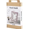 DIY Kit Punch Needle, Spegel, pastellfärger, 1 förp.