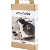 DIY Kit Resingjutning, Mussla, svart, guld, 1 förp.