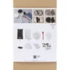DIY Kit Resingjutning, Snäcka, svart, vit, 1 förp.