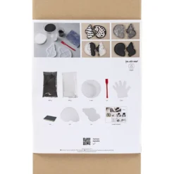 DIY Kit Resingjutning, Snäcka, svart, vit, 1 förp.