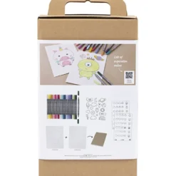 DIY Kit Rita, Blandade figurer, pastellfärger, 1 förp.
