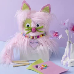 DIY Kit Sömnad, Katt, mixade färger, 1 förp.