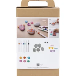DIY Kit Stendekoration, Monster, mixade färger, 1 förp.