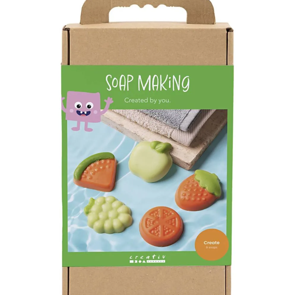 DIY Kit Tvåltillverkning, Frukt, grön, orange, 1 förp.