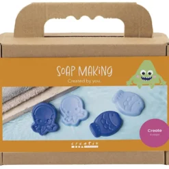 DIY Kit Tvåltillverkning, Havsdjur, blå, 1 förp.