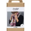 DIY Kit Virkning, Scarf, cream, varmfärger, 1 förp.