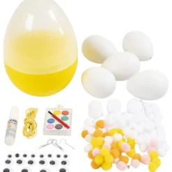 DIY Mix Påskägg, H: 14 cm, Dia. 11 cm, 1 st.