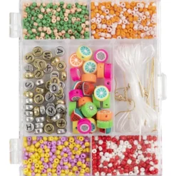 DIY Mix Smycken, Fruktmix, ca. 1600+ st., starka färger, 1 förp.