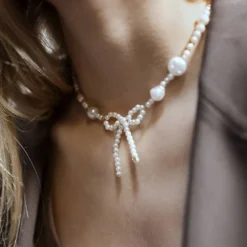 DIY Mix Smycken, Halsband, armband, örhängen, förgylld, vit, pärlemor, 1 förp.