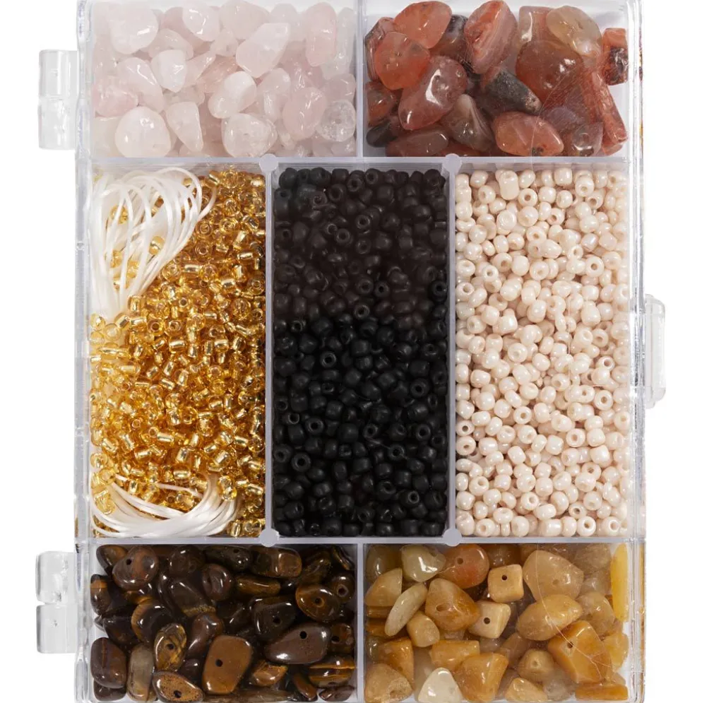 DIY Mix Smycken, Kristaller, stl. 2,6-10 mm, Hålstl. 0,8-1,2 mm, ca. 2520 st., mixade färger, 1 förp.