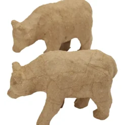 Djur av papier-maché, 10 st./ 1 förp.