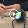 Djur av pompomer, 1 set