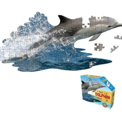 Djurformat pussel, Delfin, 100 delar/ 1 förp.